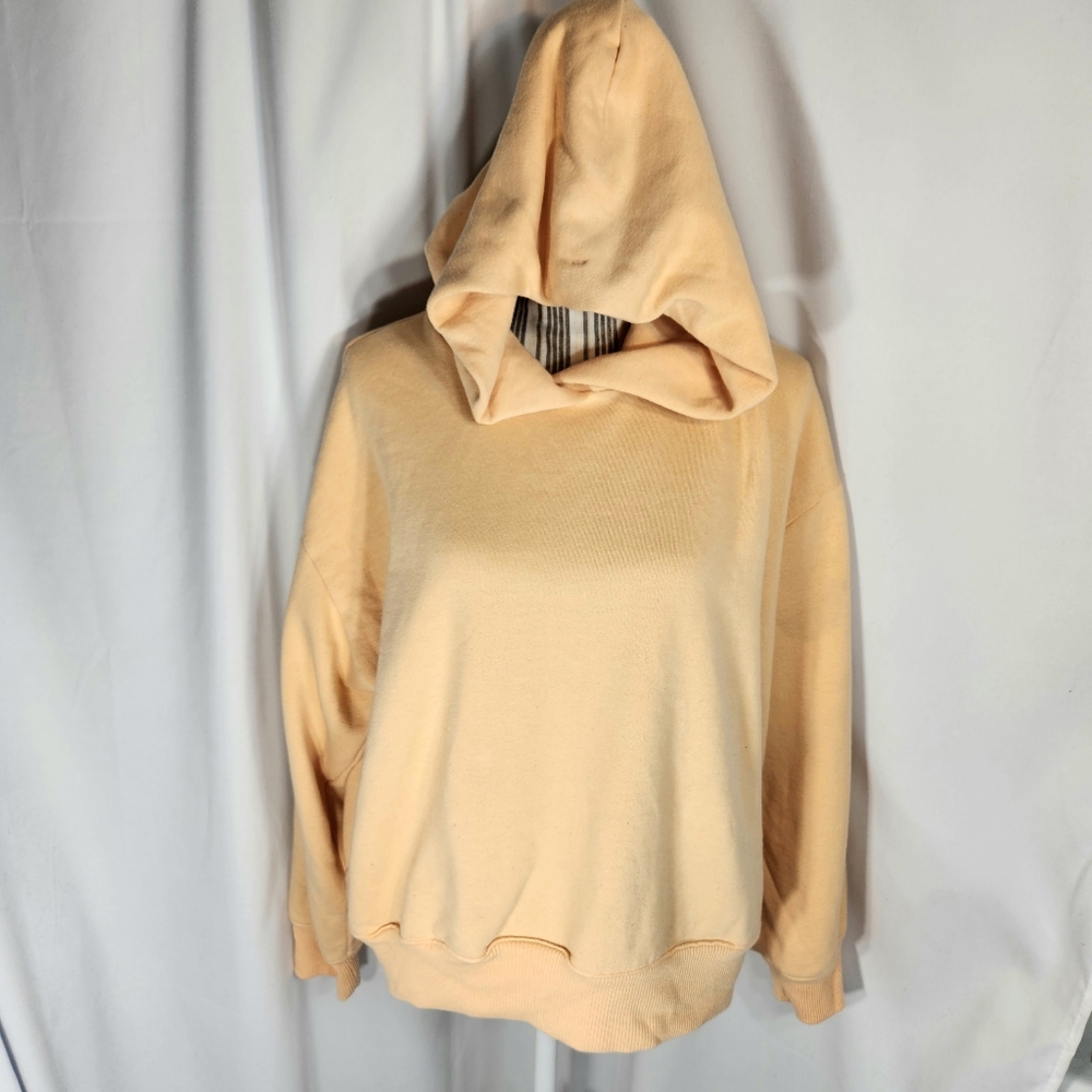 Target Yellow-Orange Thick Stringless Hoodie Size Large